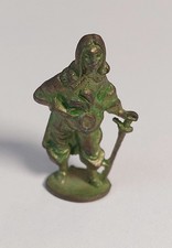 Zinnfigur Miniatur Musketier Ritter Soldat Mann mit Degen Florett Messingfigur