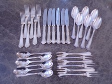 Bruckmann Modell 640 Vorspeisenbesteck für 6 Personen 30 Teile Silber 90er TOP