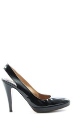 HUGO BOSS Slingback-Pumps Damen Pumps Gr. DE 39,5 schwarz Casual-Look