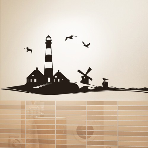Wandtattoo bad wandsticker - wandtattoo,