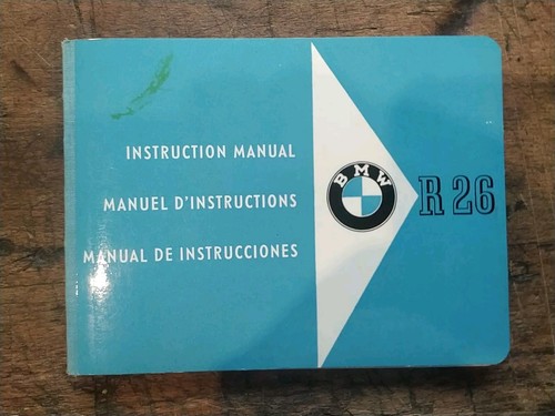 Bmw r26 original handbuch - 9.5,