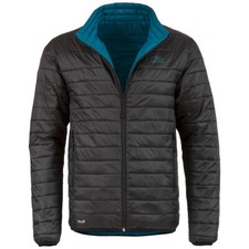 Highlander Coll Reversibel Jacke Kompakt 4 Saison Atmungsaktiv Schwarz/Petrol