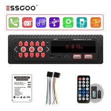 Autoradio 1 DIN RADIO mit Bluetooth Freisprecheinrichtung FM USB Aux MP3 Player