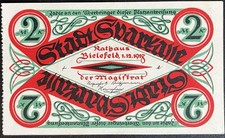 2 Mark  Bielefeld 1918