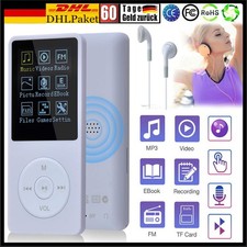 Bluetooth MP3 Player LCD Display HiFi Bass Musik Spieler FM Radio Audio 16GB