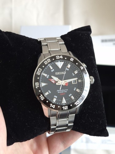 Seiko sportura kinetic gmt - sportura,