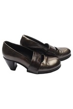 PETRA DIELER Slingback Leder Pumps Braun Gr. 39 Elegant Business