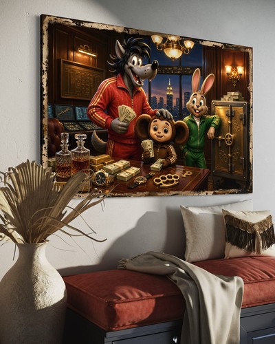 Pogodi leinwand bild - pogodi, pop