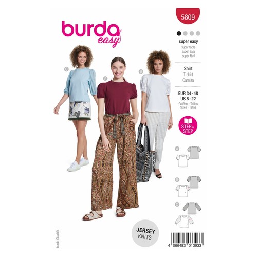 Schnittmuster burda easy - schnittmuster,