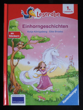 Buch | Leserabe 1. Lesestufe - Einhorngeschichten | Sticker eingeklebt