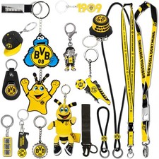 BVB Schlüsselanhänger Borussia Dortmund Chip Flaschenöffner Schal Borussin Filz