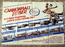 CANNONBALL FIEBER / Speed Zone * A0-FILMPOSTER XXL -Ger 2-Sheet ´89 PETER BOYLE 