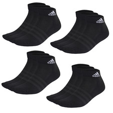 adidas Cushioned Sportswear Ankle Quarter Socken 12 Paar schwarz Sparpaket