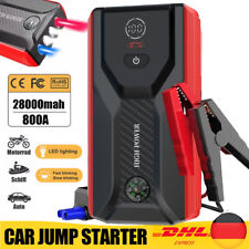 28000mAh Auto KFZ Starthilfe Jump Starter 12V Ladegerät Booster Power Bank