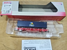 Piko  47700 TT Containertragwagen, beladen mit Container, Bauart Lgs 579 "P&O"