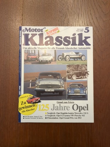 Motor klassik 1987 heft - klassik, 05/1987