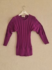 Ann Lino N Maa Schöne Damen Strickpullover Kleid Gr. 38 Lila