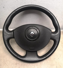 RENAULT SCENIC II Megane II Lederlenkrad Lenkrad 8200106306J komplett m. SRP