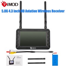 5.8G FPV Monitor 4.3inch 16:9 NTSC/PAL HD Wireless Receiver Monitor Dual Antenna