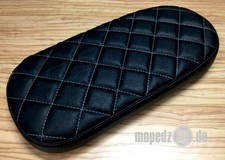 Sitzbank kur für Simson Schwalbe KR51  - schwarz/silber - Das Original