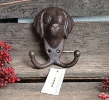 Doppelter  Wandhaken Hund