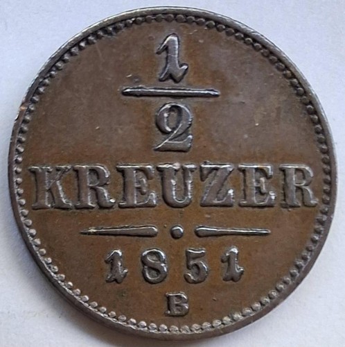 österreich 2 kreuzer - Österreich,, 1/2
