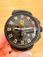 Ferrari F1 Podium Chronograph Herren Uhr Swiss Made Ronda 5030 Edelstahl 5 ATM