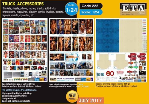 Trucks accessories 1 24 - accessories, 1:24
