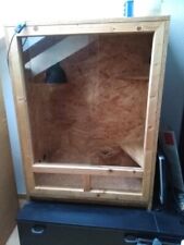 Gebrauchtes OSB Terrarium mit Glasschiebetür 108x80x40 Nur Abholung