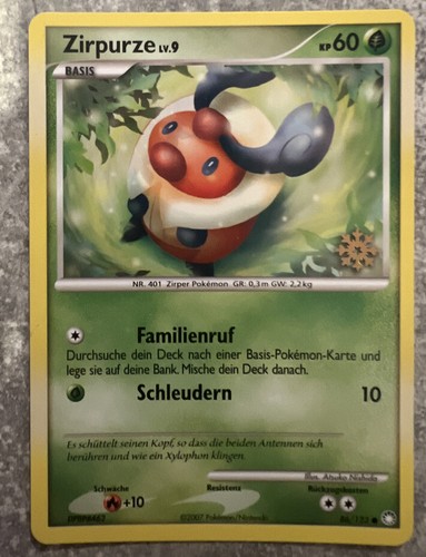 Pokemon zirpurze 123 - zirpurze, 86/123