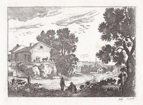 Landscape landschaft church - landschaft,
