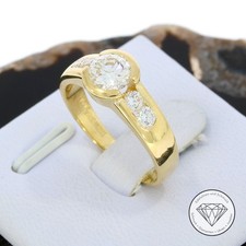 Wert: 6.100,- Brillant Ring 1,0 Ct 750 / 18 Kt Gold XXYY