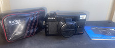 Konica C35MF Filmkamera Analogkamera Kompaktkamera mit Etui, 25203