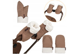 Lionelo Handmuff Oli – 2er Set Kinderwagen Handschuhe Mufka – Wasserdicht & Warm