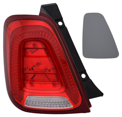Rücklicht links für - fiat, 500