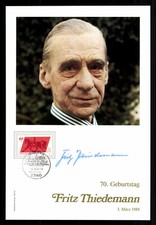 Fritz Thiedemann 1918-2000 Olympiasieger 1956 Springreiten Original # G 41290