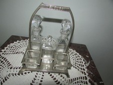 Art Deco Menage Glas - Metall