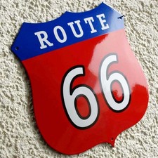 ROUTE 66 = Altes Emailschild