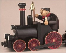 Räucherfigur Lokführer auf