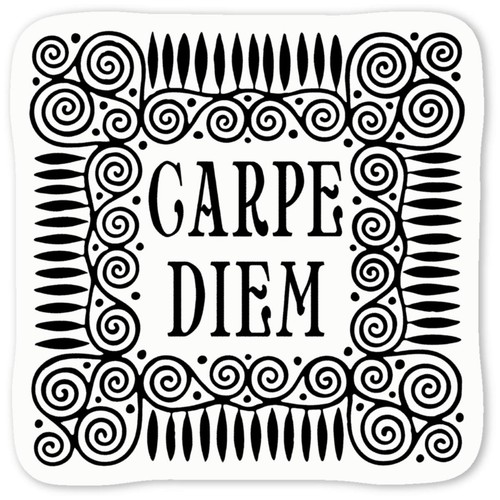 Aufkleber sticker carpe diem - sticker,