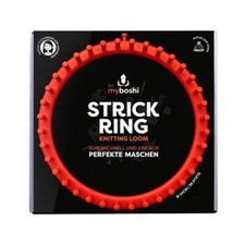 MYBOSHI STRICKRING STARTER SET MIT STRICKHAKEN GARNNADEL ANLEITUNG STRICK-RING