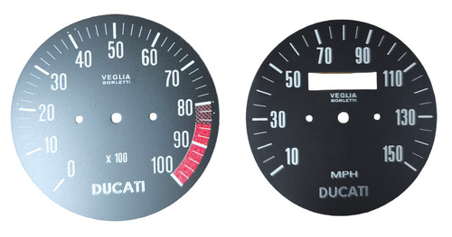 Ducati mph tacho kugeln - tacho,