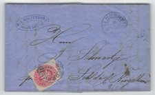 Preußen Beleg mit K2-Stempel HILDESHEIM nach SEHLDE bei Ringelheim [423]