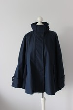 ZARA DAMEN JACKE TRENCH BLAU