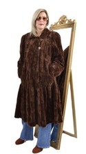 US5653 REAL MINK FUR COAT