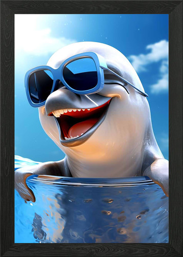 Delfin niedliche liebe - delfin,