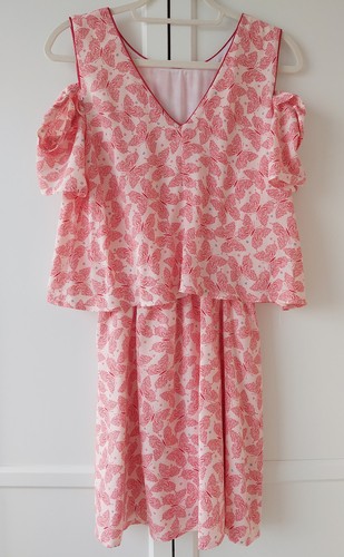 Boho sommerkleid rot weiß - sommerkleid,