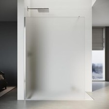 SONNI Duschwand 120x200cm 8mm ESG Nano Glas Vollsatiniert Duschabtrennung A01