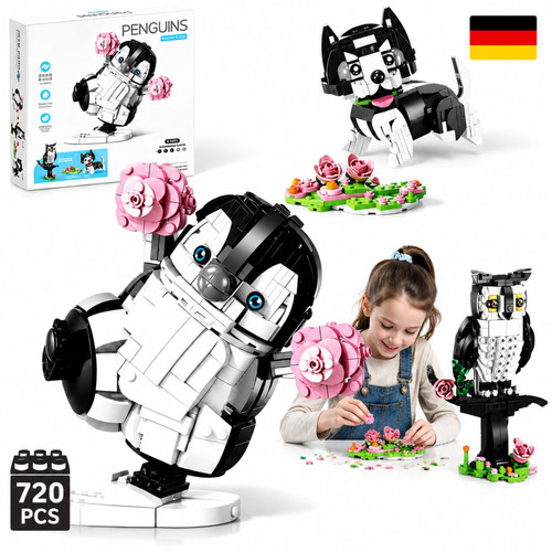 Bausteine set 720 teile 1 - set, 3-in-1