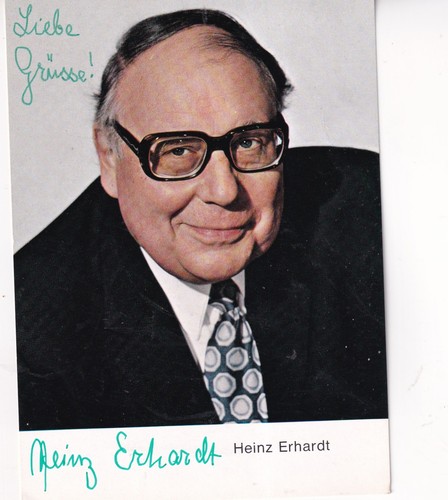 Autogramm heinz erhardt - -,